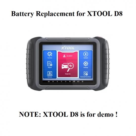 Battery Replacement for XTOOL D8 D8BT Diagnostic ToolXTOOLD8XTOOL